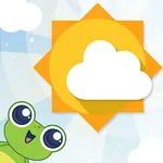 Frog weather forecast icon