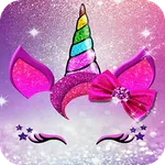 Cute Unicorn Girl Wallpapers icon