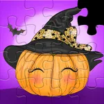 Halloween jigsaw puzzles icon