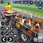 ATV Bike Dog Transporter cart icon