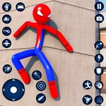 Stickman Rope Hero-Spider Game icon