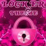 Flowers Pink Theme GO Locker icon