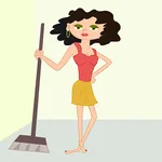 Clean house – chores list icon