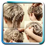 How to braid pigtails icon