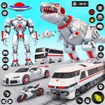 Police Dino Robot Car Games icon