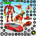 Police Dog Robot Car Games icon