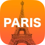 Paris City Map Guide Travel icon