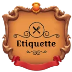 Etiquette icon