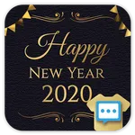 New years night Next SMS skin icon