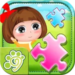 Kids Flashcards jigsaw game icon