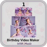 Happy Birthday Video Maker icon