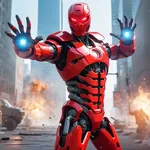 Flying Iron Robot Fighter Game icon