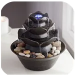 Indoor fountain idea icon