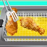 Deep Fry Cooking Chicken Chef icon
