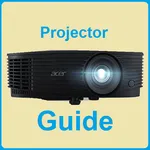 Hd video projector guide icon