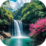 Waterfall Live Wallpaper 4k icon