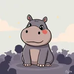 HippoPop - Tap Dwarf Hippo icon