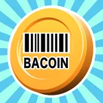 Barcode coin icon