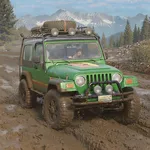 Offroad 4x4 Jeep Simulator 3d icon