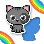 English for children. Puzzles icon