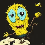 Scary Horror Granny in Yellow icon