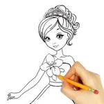 How to draw Princess icon