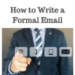 How to write a formal email icon