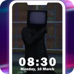 Skibidi TVman Wallpaper Live icon