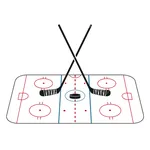 Ice hockey field guide icon