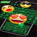 Green stylish keyboard icon