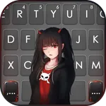 Anime Demon Girl Keyboard Back icon