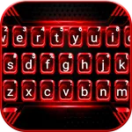 Black Red Tech Keyboard Theme icon