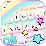 Cute Rainbow Stars Keyboard Ba icon