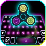 Neon Fidget Spinner Keyboard B icon