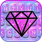 Galaxy Glitter Diamond Keyboar icon