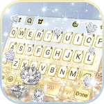 Gold Lux Diamonds Keyboard The icon