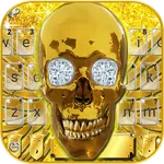 Golden Skull Keyboard Theme icon