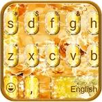 Luxury Shining Golden Keyboard icon