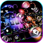 Neon Colorful Bubbles Keyboard icon