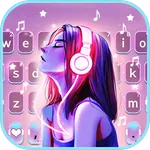 Neon Music Girl Theme icon