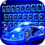 Neon Sports Car Keyboard Theme icon