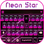 Neon Star Kika Keyboard Theme icon