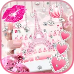 Pink Diamond Paris Themes icon