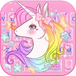 Pinky Unicorn Dreamy Keyboard  icon