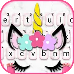 Pretty Unicorn Keyboard Theme icon