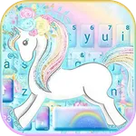Rainbow Cute Unicorn Keyboard  icon