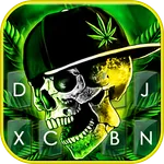 Rasta Weed Skull Theme icon