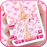 Romantic Paris Love Keyboard T icon