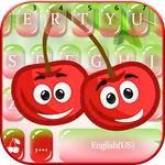Smiley Cherry Keyboard Theme icon