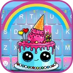 Unicorn Cake Keyboard Theme icon